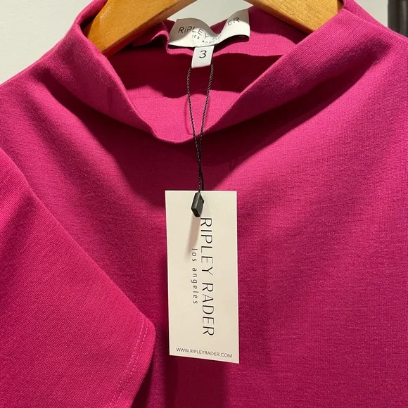 Ripley Rader FUCHSIA PONTE KNIT SKYE DRESS - Picture 4 of 8